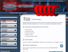 Tablet Screenshot of grewis-springs.cz